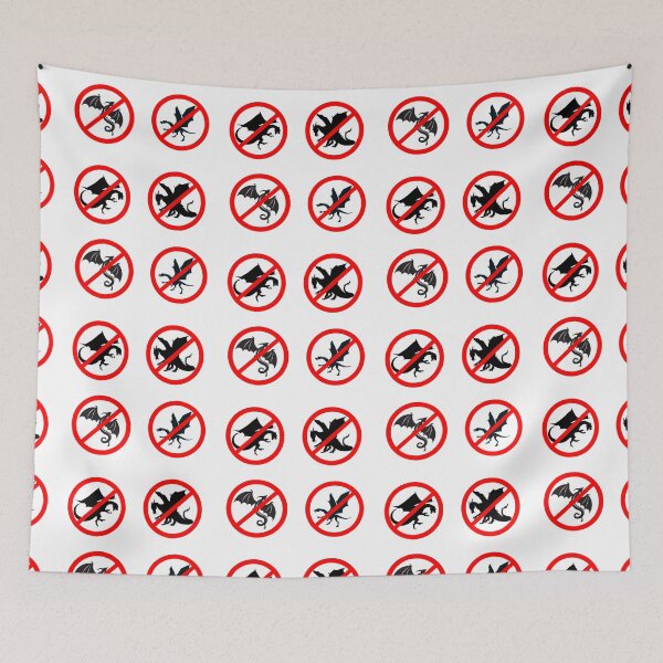 Item preview, No Dragons Allowed designed and sold by Surreallytee.