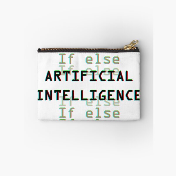 Item preview, Copy of Artificial intelligence  if else glitch black designed and sold by Warrioll.