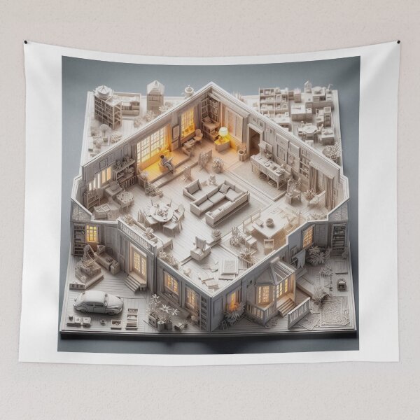 Item preview, House and design designed and sold by tilmizart.