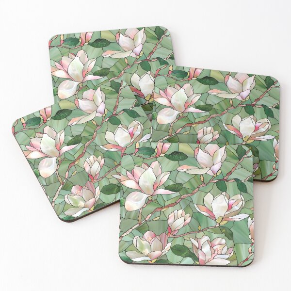 Item preview, "Graceful Pink Magnolia Blooms" designed and sold by mebraart.