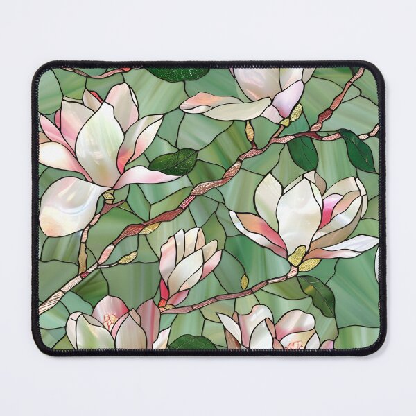 Item preview, "Graceful Pink Magnolia Blooms" designed and sold by mebraart.