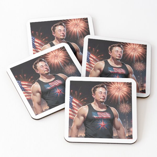 Item preview, Elon Musk July 4th America designed and sold by DesignsByElias.