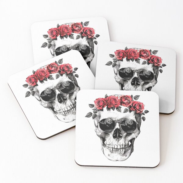 Item preview, Flower Skull designed and sold by SnapStylegoods.
