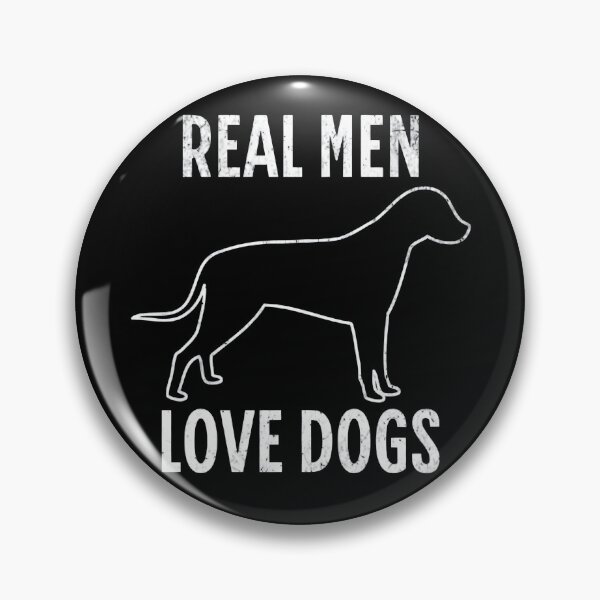 Item preview, Real men love dogs, funny dog lover designed and sold by Merchattack.