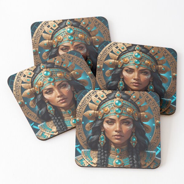 Item preview, Aztec Goddess Coalicue designed and sold by SoniaSarkali.