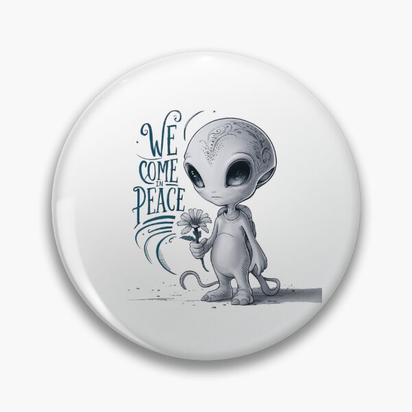 Item preview, We come in Peace designed and sold by Gentle40Winks.