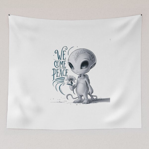 Item preview, We come in Peace designed and sold by Gentle40Winks.