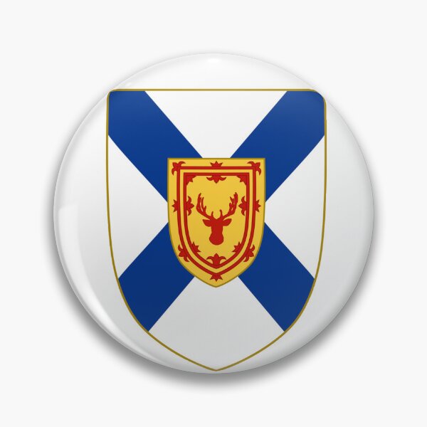 Item preview, Nova Scotia Shield with Stag's Head (Sgiath Alba Nuadh le ceann damh) designed and sold by JonathanR1994.