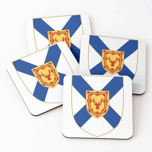 Item preview, Nova Scotia Shield with Stag's Head (Sgiath Alba Nuadh le ceann damh) designed and sold by JonathanR1994.