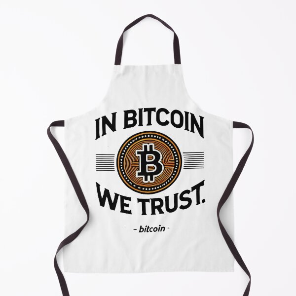 Item preview, In Bitcoin we Trust Orange Bitcoin logo designed and sold by NoCompetition.
