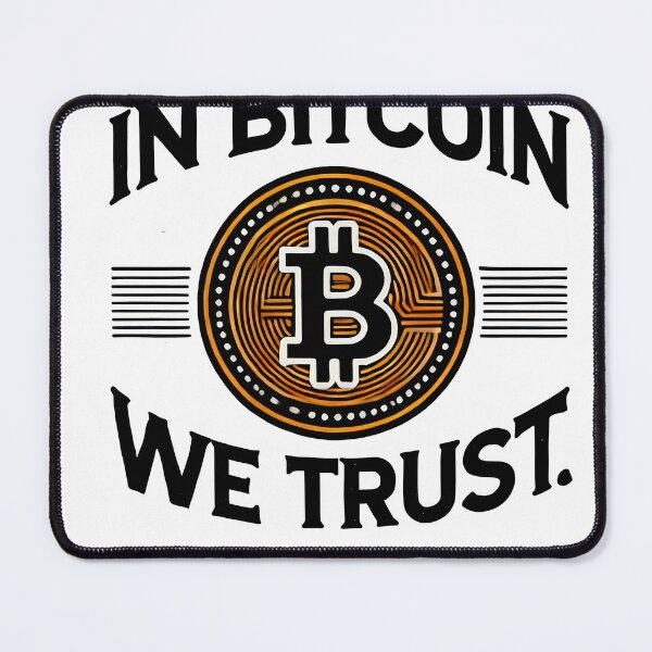 Item preview, In Bitcoin we Trust Orange Bitcoin logo designed and sold by NoCompetition.