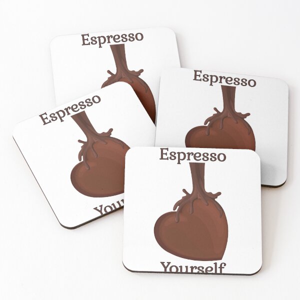 Item preview, Espresso yourself, funny coffee lover designed and sold by Merchattack.