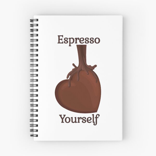 Item preview, Espresso yourself, funny coffee lover designed and sold by Merchattack.