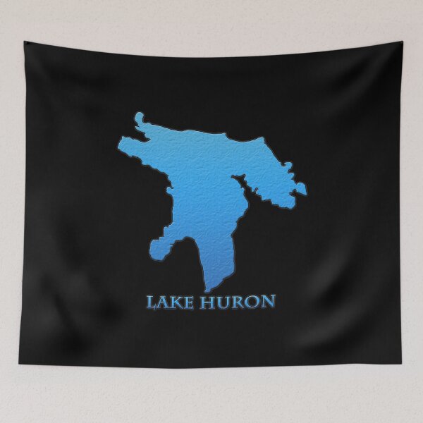 Item preview, Lake Huron Great Lakes Outline designed and sold by gorff.