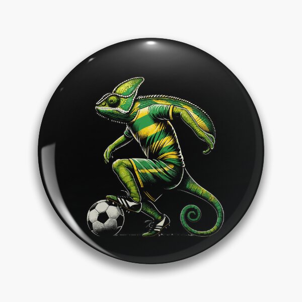 Artikelvorschau, Chameleon Lizards Soccer Player Reptile Pet entworfen und verkauft von Dressed For Duty.