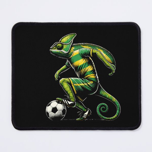 Item preview, Chameleon Lizards Soccer Player Reptile Pet designed and sold by Dressed For Duty.