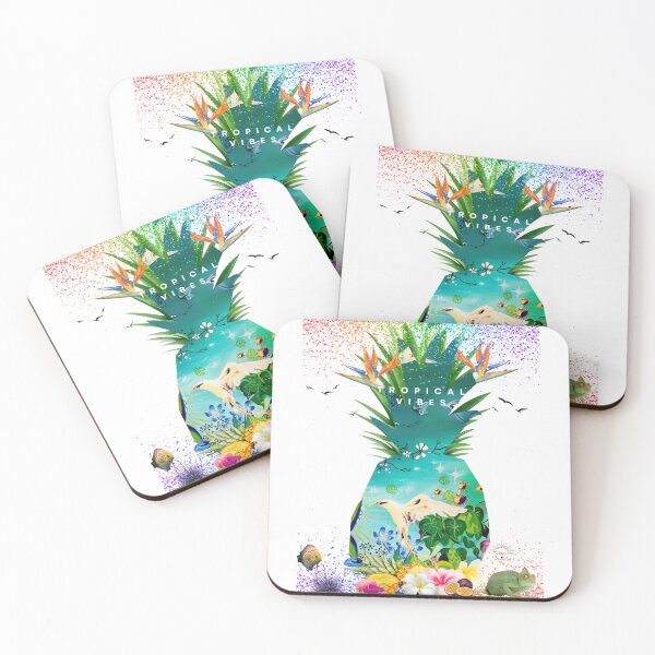 Item preview, Tropical atmosphere, imaginary landscape  designed and sold by GabiVitryArt.