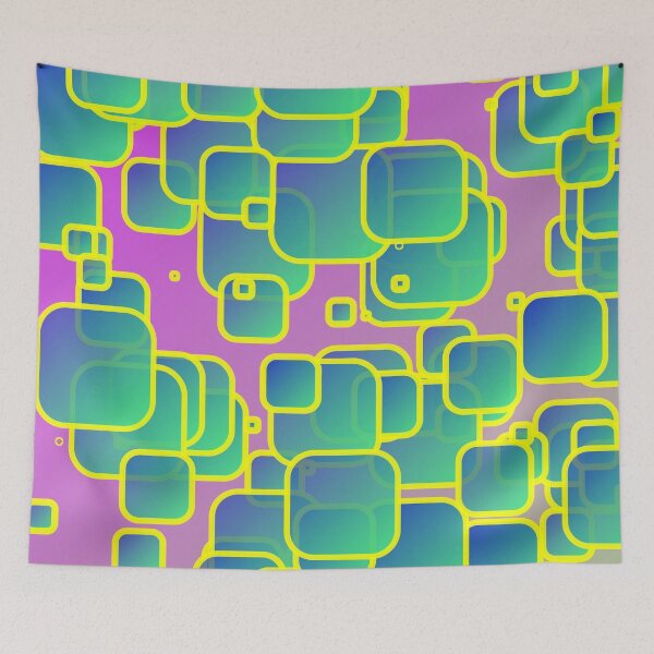 Item preview, Vibrant colored squares designed and sold by Gaspar Avila.