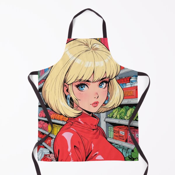Item preview, Anime super girl at the grocery store  designed and sold by Millionsxi.