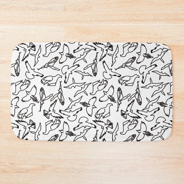 Item preview, Birds in flight Repeating Pattern/colouring sheet designed and sold by IttyDesignsByJ.