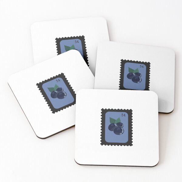 Item preview, Blueberry Postage Stamp Design designed and sold by alexisrae444.