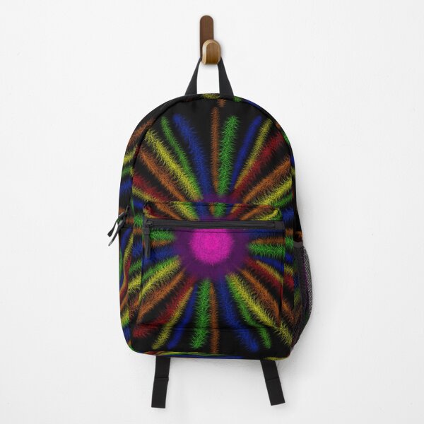 Item preview, Rainbow abstract flower designed and sold by Stefrait-7.
