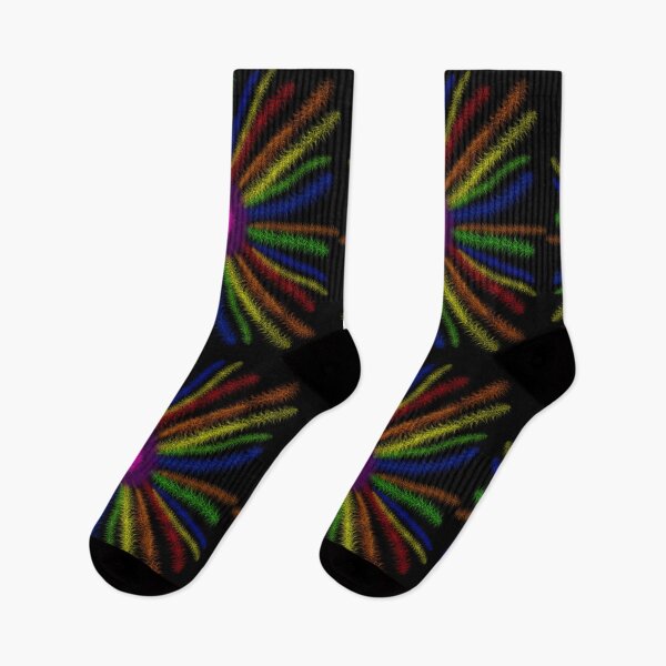Item preview, Rainbow abstract flower  designed and sold by Stefrait-7.