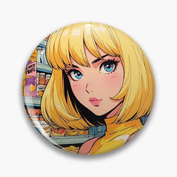 Item preview, Anime super girl at the grocery store  designed and sold by Millionsxi.