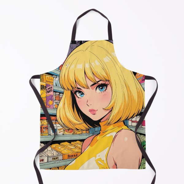 Item preview, Anime super girl at the grocery store  designed and sold by Millionsxi.