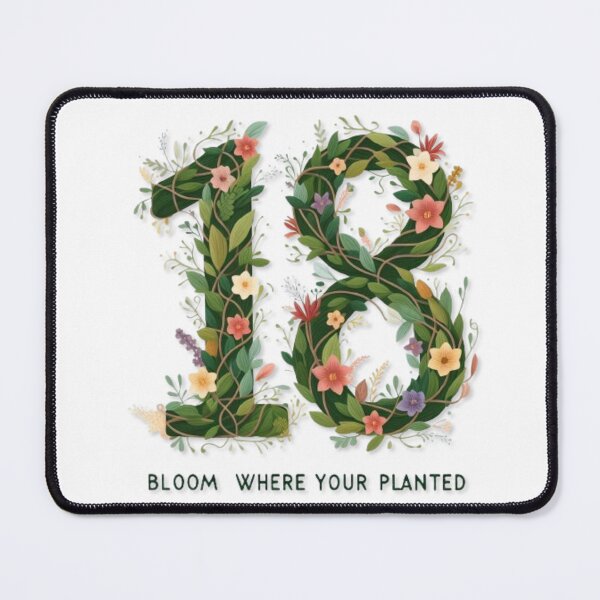 Item preview, Number eighteen wooden vine and text designed and sold by kankan22.