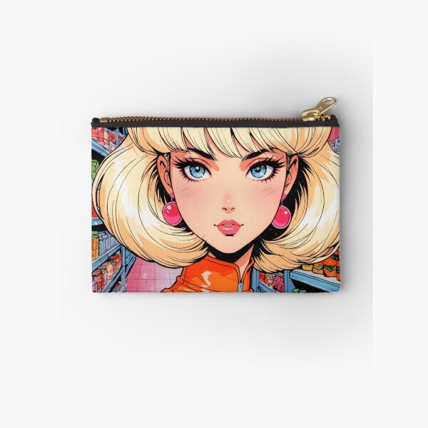 Item preview, Anime super girl at the grocery store  designed and sold by Millionsxi.