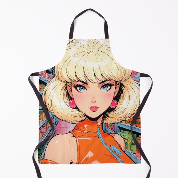Item preview, Anime super girl at the grocery store  designed and sold by Millionsxi.