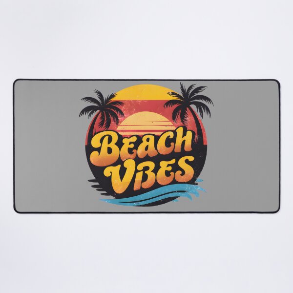 Item preview, Beach Vibes Retro Sunset Tropical Palm Trees Waves 2 designed and sold by Itaya Art.