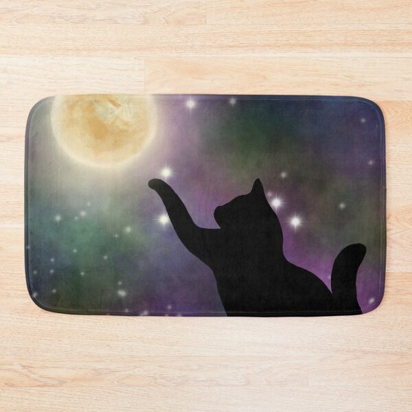 Item preview, Full moon kitty designed and sold by lenaliluna.