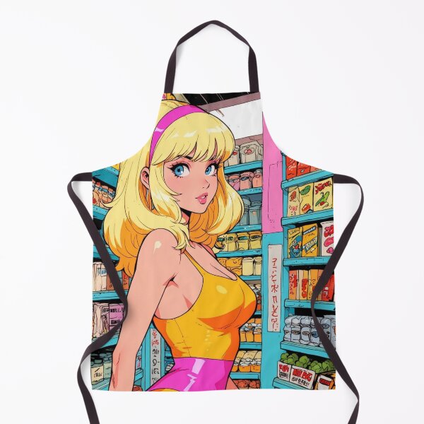 Item preview, Anime super girl at the grocery store  designed and sold by Millionsxi.