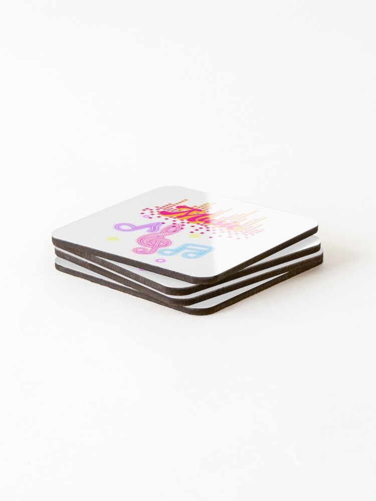 Thumbnail 4 of 5, Coasters (Set of 4), Music designed and sold by Rizyl.