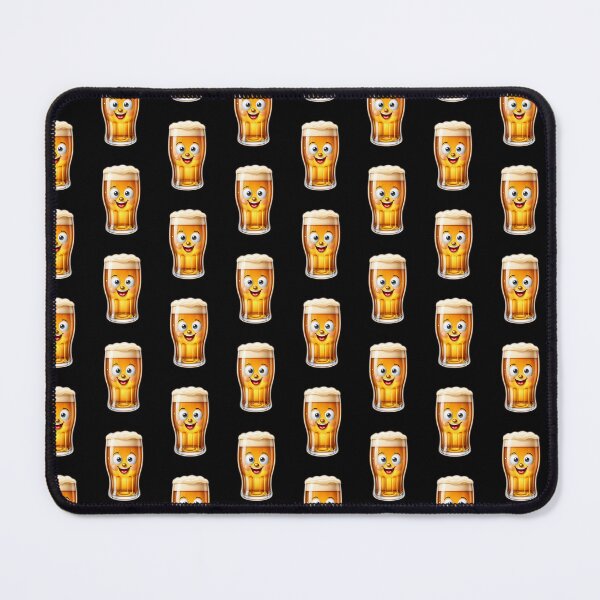 Item preview, Cheerful Smiling Beer Glass designed and sold by coca-art.