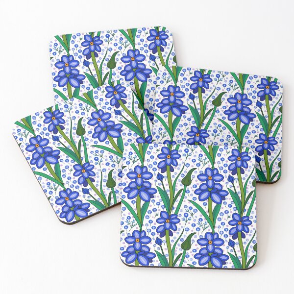 Item preview, Blue Blossoms designed and sold by Ms. Counterclockwise.