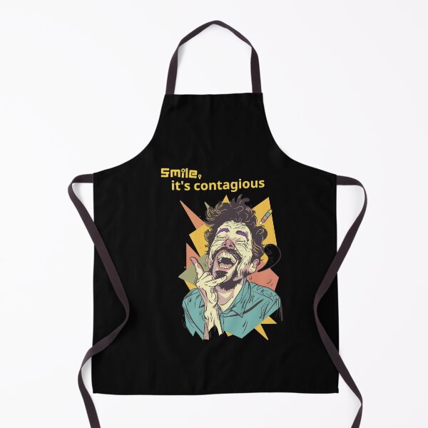 Item preview, funny t-shirt, Smile, it's contagious designed and sold by Angpau.