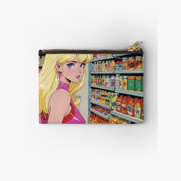 Item preview, Anime super girl at the grocery store  designed and sold by Millionsxi.