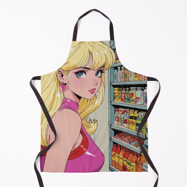 Item preview, Anime super girl at the grocery store  designed and sold by Millionsxi.