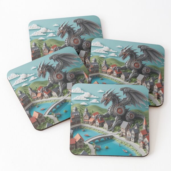 Item preview, Dragon in The Village designed and sold by tilmizart.