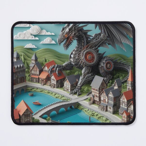 Item preview, Dragon in The Village designed and sold by tilmizart.
