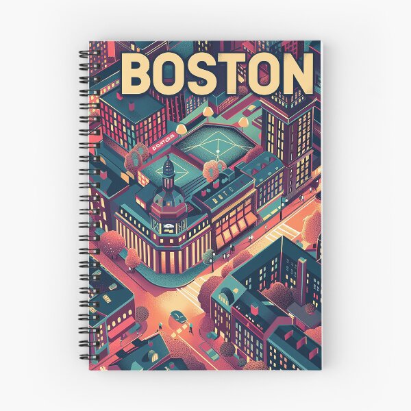 Item preview, Boston City Art Vintage Boston Poster designed and sold by nomiraclehere.