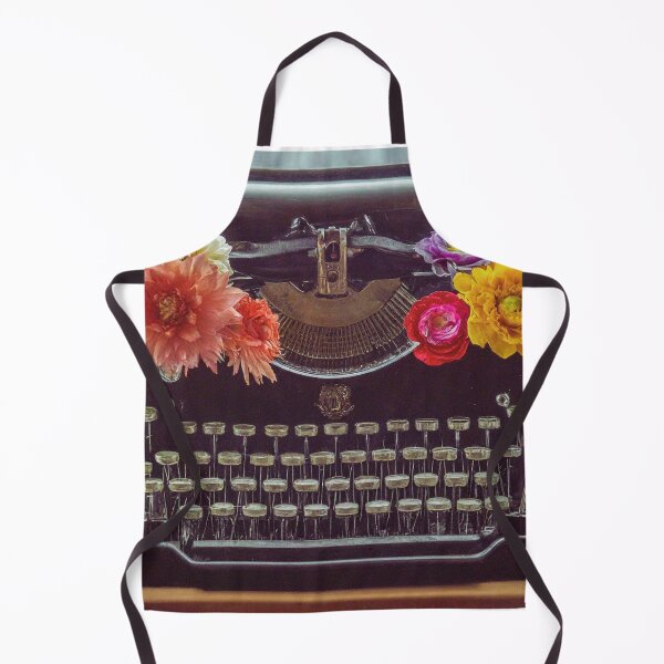 Item preview, Floral Typewriter designed and sold by FitEnvy.