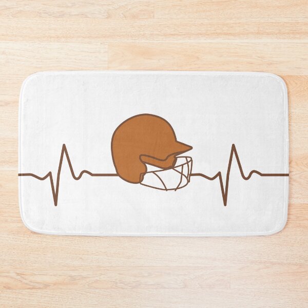 Item preview, Baseball Helmet Heartbeat designed and sold by Shiraufa.