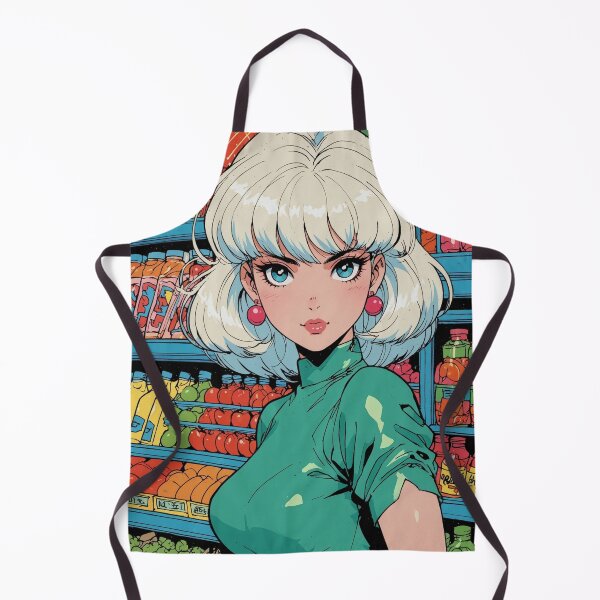 Item preview, Anime super girl at the grocery store  designed and sold by Millionsxi.