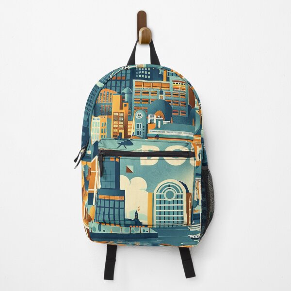 Item preview, Boston City Art Vintage Boston Poster designed and sold by nomiraclehere.