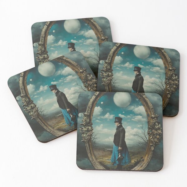 Item preview, looking glass, the reverse side of the mirror, art designed and sold by DonnaBlankaArt.