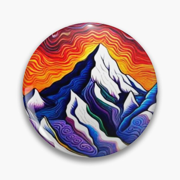 Item preview, Sunset at the snowy mountains designed and sold by George Hutton Hunter.
